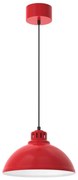 Lampadario a cavo SVEN 1xE27/15W/230V rosso