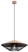 Redo 01-3009 - Lampada a sospensione su cavo GRILL 1xE27/42W/230V Ø 49,5 cm nero/marrone