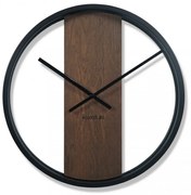 Orologio da parete in legno con un diametro di 50 cm