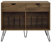 Portadischi in noce 101x81 cm Concord - Novogratz