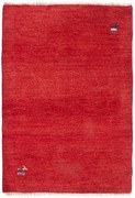 Gabbeh Tappeto 60 x 90 Rosso (Iran) Annodato A Mano