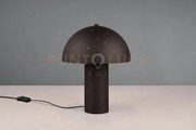 Seta lampada da tavolo metallo nero con diffusore effetto stelle h....