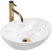 Lavabo da appoggio Rea Sofia Nature Marble