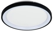 Brilagi - LED dimmerabile plafoniera FALCON SLIM LED/42W/230V Ø 50 cm nero + telecomando