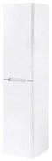 Colonna bagno sospesa 140 cm bianco lucido 2 ante soft-close Stillo