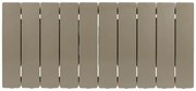 Radiatore acqua calda PRODIGE MODERN in alluminio, 10 elementi, interasse 350 mm, bronze