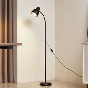 Lampada da terra Tebbi Lindby, Nero, Soggiorno / Sala da pranzo, Metallo, Lampada da terra