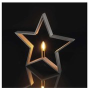 Decorazione natalizia 1xE14/230V grigio