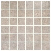 Pavimento 30x30 mosaico in gres porcellanato taupe Start 0082028 Naxos