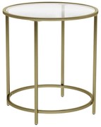 Tavolino d'appoggio LYRA dorato