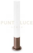 Edo paletto tondo antracite 1 luce attacco gx53 coffee h.80cm