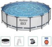 Set Piscina Steel Pro max 488 x 122 cm - Bestway