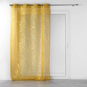 Tenda in voile giallo 140x280 cm Belflor - douceur d'intérieur