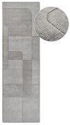 Passatoia grigia in lana tessuta a mano 80x250 cm Charlotte - Villeroy&Boch