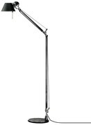 Artemide - Tolomeo Piantana Lettura Nero con Alu Base Artemide