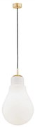Argon 4879 - Lampadario a sospensione con filo JESSE 1xE27/15W/230V oro/bianco