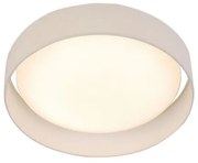 Lampada da soffitto a led gianna - acrilico e paralume in tessuto