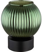 Globo 15638TG - Lampada da tavolo ZUMBA 1xE27/25W/230V diametro 15 cm verde