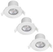 Philips - PACCO 3x Lampade da bagno LED dimmerabili LED/5W/230V 2700K IP65