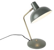 Lampada da tavolo retrò verde con bronzo - MILOU