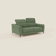 Arcos Divano 3 posti - piedini alti e poggiatesta reclinabili in microfibra impermeabile T11 verde