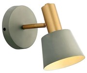 Zambelis 20219 - Faretto da parete 1xE14/25W/230V grigio