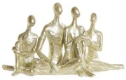 Statua Decorativa DKD Home Decor Dorato Famiglia 21 x 8 x 12 cm