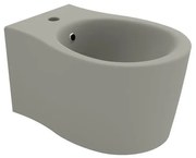 Bidet sospeso grigio opaco soft OLYMPIA CERAMICA L 36 x H 42 x P 55 cm