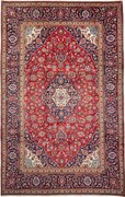 Kashan Tappeto 200 x 300 Rosso (Iran) Annodato A Mano
