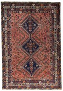Shiraz Tappeto persiano 250 x 170 Rosso (Iran) Annodato A Mano