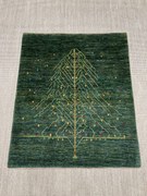 Gashguli Tappeto 120x140 Verde (Iran) Annodato A Mano
