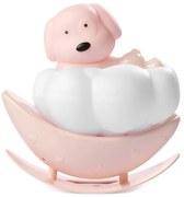 ONLI - Luce notturna ricaricabile LED per bambini NUVOLINA LED/2,5W/5V cane/rosa