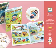 Gioco con decalcomanie - Fumetto Sofye volante