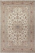 Kashan Tappeto 200 x 300 Beige (Iran) Annodato A Mano