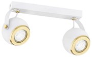 Argon 7038 - Luce Spot KOS PLUS 2xGU10/5W/230V bianco/oro