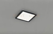 Camillus plafoniera led quadrata metallo nero opaco con funzione di...
