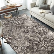 Lussuoso tappeto beige-marrone con finiture di qualità Larghezza: 120 cm | Lunghezza: 170 cm