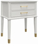 Comodino bianco Westerleigh – CosmoLiving by Cosmopolitan