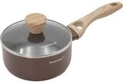 Casseruola 16 cm marrone Cooking Therapy 1 manico e coperchio