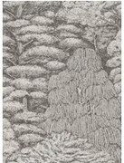 Sanderson Carta da parati Woodland Toile - Ivory/ Charcoal
