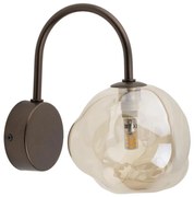 Applique LAVA 1xG9/8W/230V bronzo/fumé beige