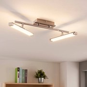 Lindby Moderna plafoniera LED Pilou dimmerabile