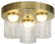Searchlight 23083-3SB - Lampada da soffitto HIGHBALL LED, 3 LED, 5,3 W, 230 V, Ø 30 cm