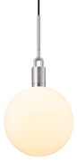 Buster+Punch - Forked Globe Lampada a Sospensione Dim. Large Opal/Steel Buster+Punch