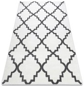 Tappeto SKETCH - F343 crema/grigio marocco trifoglio trellis