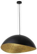 Lampadario a cavo SOLARIS 1xE27/60W/230V nero/oro