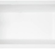 Vasca rettangolare Amea bianco 70 x 160 cm