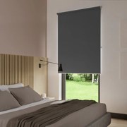 Tenda a rullo oscurante INSPIRE Bossa grigio scuro 105x250 cm