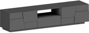 Porta TV PONGO 220 cm - Mobile Moderno con 4 Ante, Cassetto e Vano a Giorno
