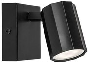 Rabalux 73023 - Faretto da parete ROGELIO 1xGU10/5W/230V nero